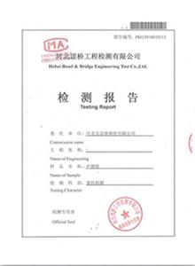 淮南公司检测报告 淮南公司检测报告
